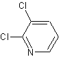 2,3-二氯吡啶结构式