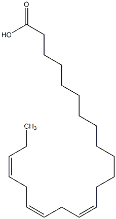 顺13,16,19-二十二碳三烯酸结构式