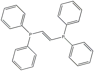 反-1,2-双(二苯磷)-乙烯结构式