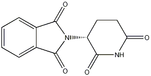 (+)-沙利度胺结构式
