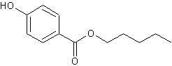 对羟基苯甲酸正戊酯结构式