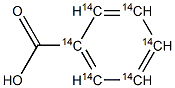 苯甲酸-ring-UL-14C结构式