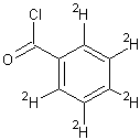 苯甲酰氯-d<sub>5</sub>结构式