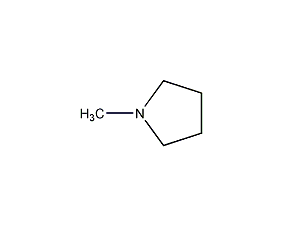 1-甲基吡咯烷结构式