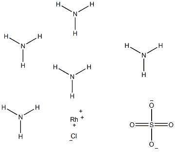 五氨合氯硫酸(1:1)(OC-6-22)结构式