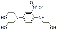 2,2'-[4-(2-羟基乙胺基)-3-硝基苯亚氨基]二乙醇结构式