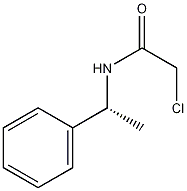 2-氯-N-(R)-(1-苯乙基)乙酰胺结构式
