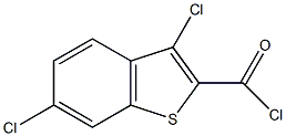 3,6-Dichloro-benzo[b]thiophene-2-carbonyl chloride结构式