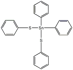 二苯基二(苯)基锡结构式