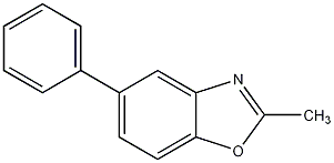 2-甲基-5-苯基苯并噁唑结构式