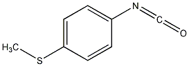 4-甲基硫代苯基异氰酸酯结构式
