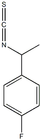 (+/-)-1-(4-氟苯基)异硫代氰酸乙酯结构式