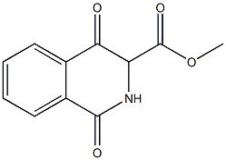 3-甲酯基-1,2,3,4-四氢异喹啉-1,4-二酮结构式