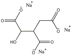 (+)-异柠檬酸三纳n水结构式
