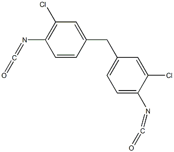 异氰酸4,4'-亚甲基二(2-氯苯酯)结构式