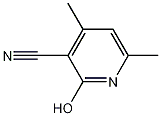 4,6-二甲基-2-羟基烟碱腈结构式