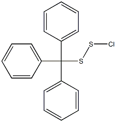 氯化三苯基甲基二硫化物结构式