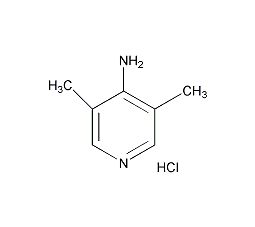 2,6-二甲基-4-氨基吡啶结构式