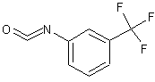 2-(三氟甲基)苯基异氰酸酯结构式
