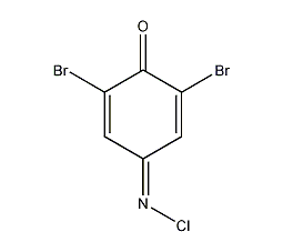 2,6-二溴苯醌-4-氯酰亚胺结构式