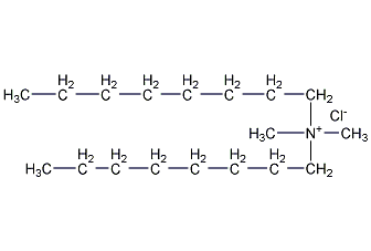 双辛烷基二甲基氯化铵结构式