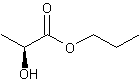 (S)-(-)-乳酸丙酯结构式