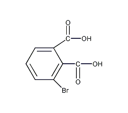 3-溴邻苯二甲酸结构式