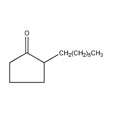 2-庚基环戊酮结构式