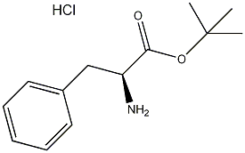 L-苯丙氨酸叔丁酯盐酸盐结构式