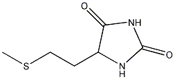 5-[2-(甲硫)乙基]乙内酰脲结构式