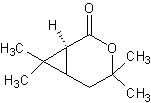 (1S)-菊酸内酯结构式