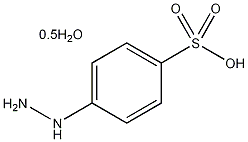 4-肼基苯磺酸半水结构式