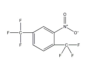 1-硝基-2,5-双三氟甲基苯结构式