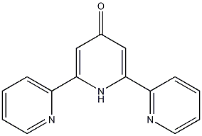 2,6-双(2-吡啶基)-4(1H)-吡啶酮结构式