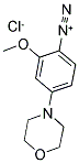 2-甲氧基-4-吗啉代苯重氮氯化锌氯化重盐结构式