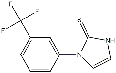 1-(4-三氟甲基苯)咪唑啉-2-硫酮结构式