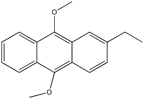 2-乙基-9,10-二甲氧基蒽结构式