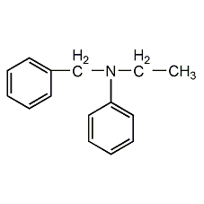 N-乙基-N-苯基苄胺结构式
