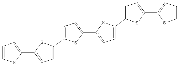 α-六噻吩结构式