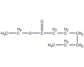 庚酸乙酯结构式