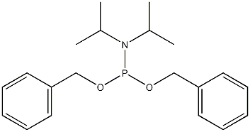 二苄基二异丙基亚磷酰胺结构式
