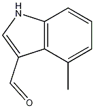 4-甲基吲哚-3-甲醛结构式