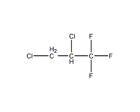 2,3-二氯-1,1,1-三氟丙烷结构式