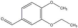 3-乙氧基-4-甲氧基苯甲醛结构式