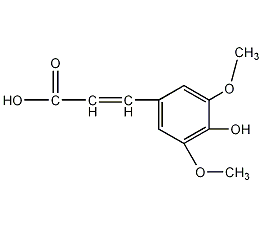 (E)-芥子酸结构式