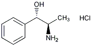 DL-苯丙醇胺盐酸盐结构式