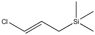 3-氯烯丙基三甲基硅烷结构式
