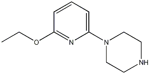 1-(6-乙氧基-2-吡啶基)哌嗪结构式