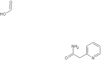 吡啶-2-乙酰胺结构式