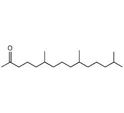 6,10,14-三甲基-2-十五烷酮结构式
